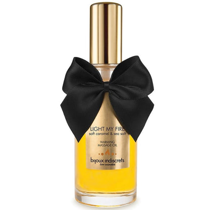 BIJOUX INDISCRETS - ACEITE MASAJE EFECTO CALOR AROMA CARAMELO