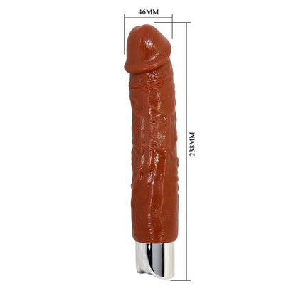 PRETTY LOVE - PRO VIBRADOR REALÍSTICO 23,5 CM Ø 4,8 CM COLOR MARRÓN