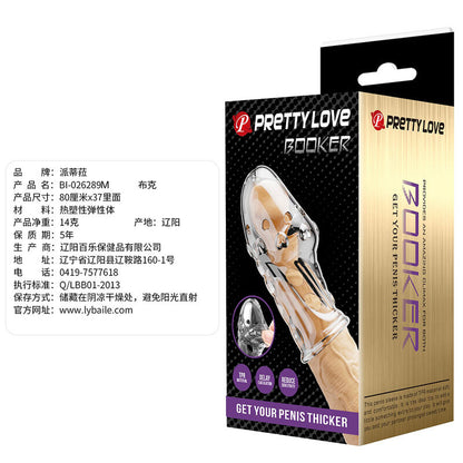 PRETTY LOVE - ROCKER FUNDA PARA PENE GET YOUR PENIS THICKER TRANSPARENTE