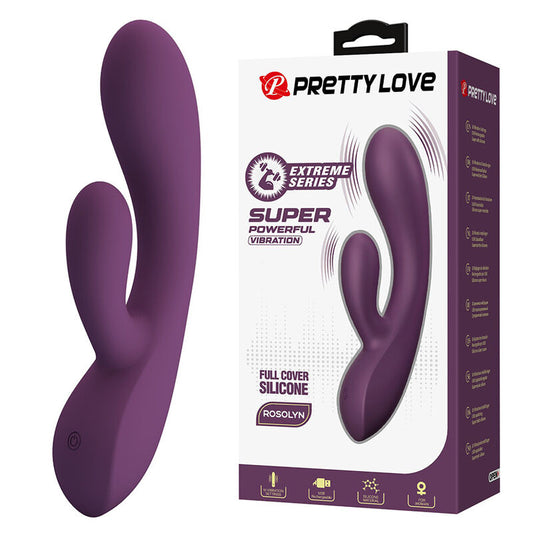 PRETTY LOVE - ROSOLYN VIBRADOR RABBIT RECARGABLE 10 FUNCIONES