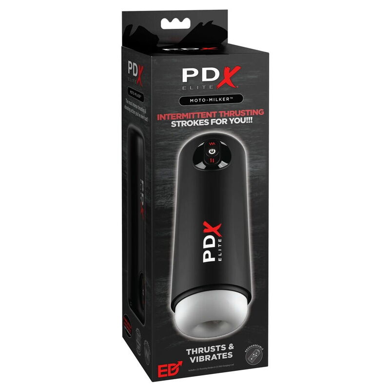 PDX ELITE - MASTURBADOR STROKER MOTO-MILKER VIBRADOR