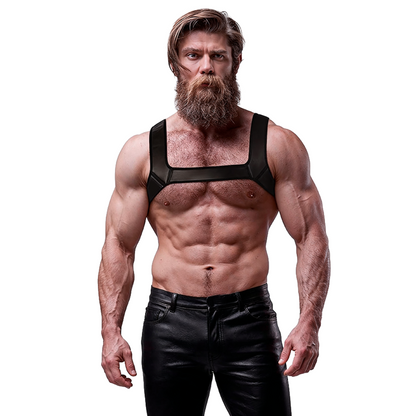 FETISH SUBMISSIVE ATTITUDE - ARNÉS NEOPRENO PECHO HOMBRE TALLA L