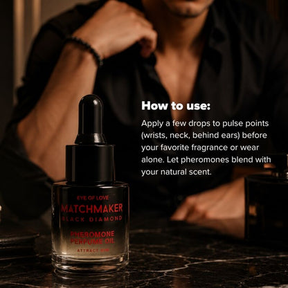 EYE OF LOVE - MATCHMAKER BLACK DIAMOND ACEITE PERFUMADO CON FEROMONAS 20 ML