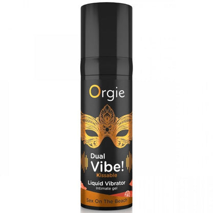 ORGIE - DUAL VIBE! SEX ON THE BEACH GEL ÍNTIMO BESABLE EFECTO VIBRANTE 15 ML