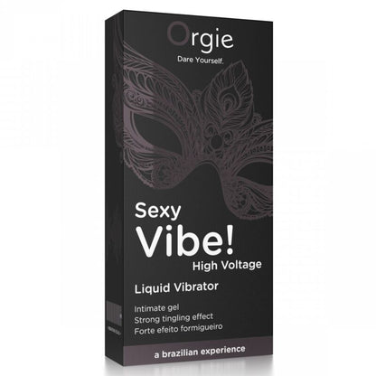 ORGIE - SEXY VIBE! HIGH VOLTAGE GEL ÍNTIMO EFECTO VIBRANTE EXTRA FUERTE 15 ML
