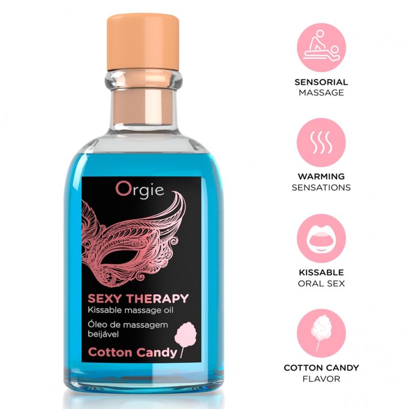 ORGIE -  SET DE MASAJE BESABLE ALGODÓN DE AZÚCAR 100 ML