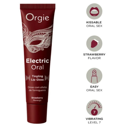 ORGIE - ELECTRIC ORAL GLOSS LABIAL BESABLE EFECTO HORMIGUEO 15 ML