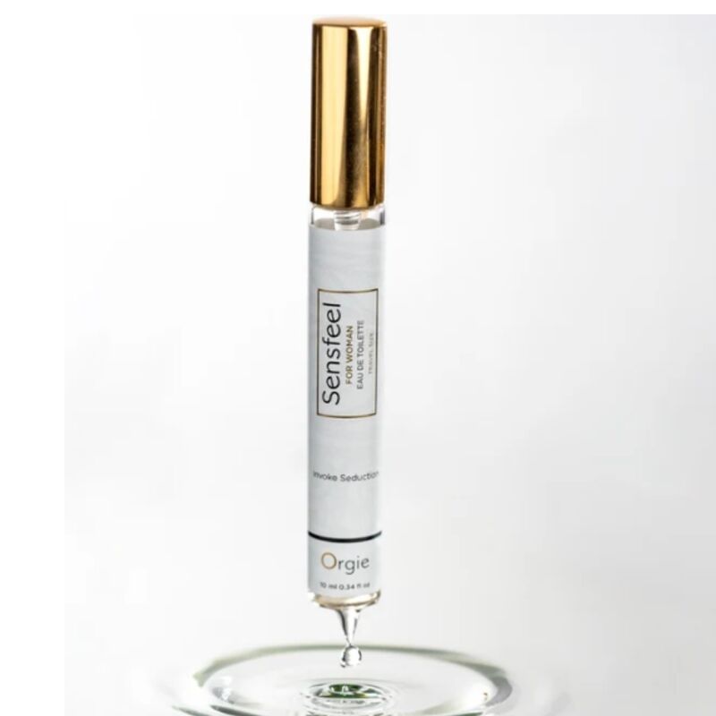 ORGIE - SENSFEEL EAU DE TOILETTE CON POTENCIADOR DE FEROMONAS TAMAÑO VIAJE PARA MUJER 10 ML
