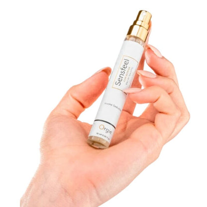 ORGIE - SENSFEEL EAU DE TOILETTE CON POTENCIADOR DE FEROMONAS TAMAÑO VIAJE PARA MUJER 10 ML
