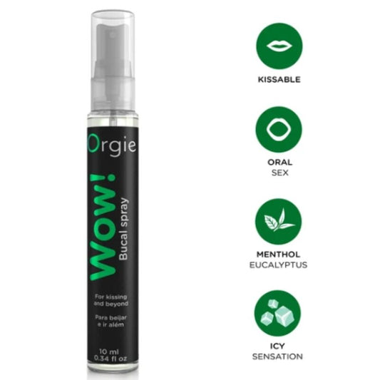ORGIE - WOW! KISSABLE MOUTH SPRAY MENTHOL AND EUCALYPTUS 10 ML