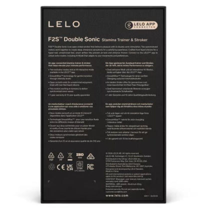LELO - F2S DOUBLE SONIC MASTURBADOR MASCULINO CON DOBLE ESTIMULACIÓN SÓNICA VERDE AZULADO