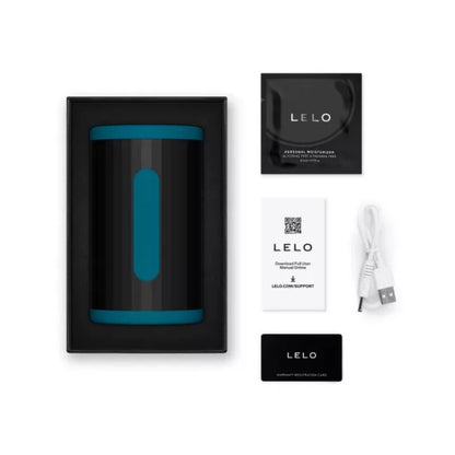 LELO - F2S DOUBLE SONIC MASTURBADOR MASCULINO CON DOBLE ESTIMULACIÓN SÓNICA VERDE AZULADO