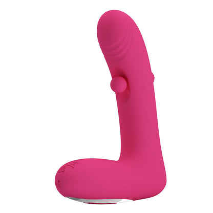 PRETTY LOVE - DUDEN VIBRADOR DE SILICONA RECARGABLE 12 MODOS DE VIBRACIÓN Y 3 MODOS DE BALANCEO ROSA