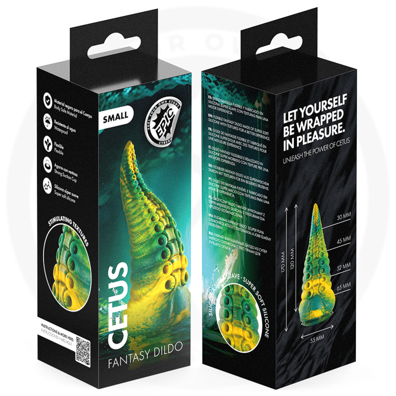 EPIC - CETUS DILDO TENTÁCULO VERDE TAMAÑO PEQUEÑO