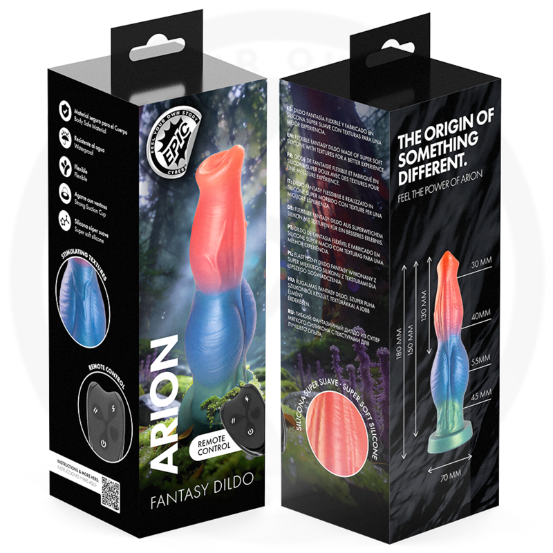 EPIC - ARION DILDO SINFONÍA DEL PLACER RECARGABLE CONTROL REMOTO