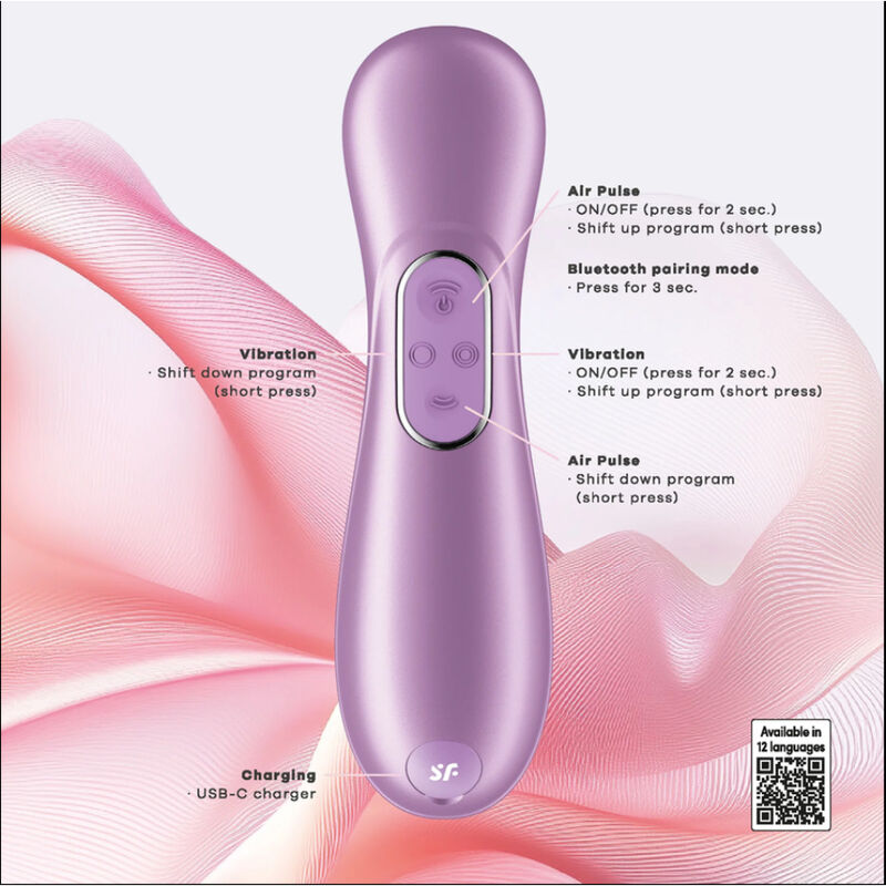 SATISFYER - PRO 2 GENERATION 4 ESTIMULADOR DE CLÍTORIS AMATISTA