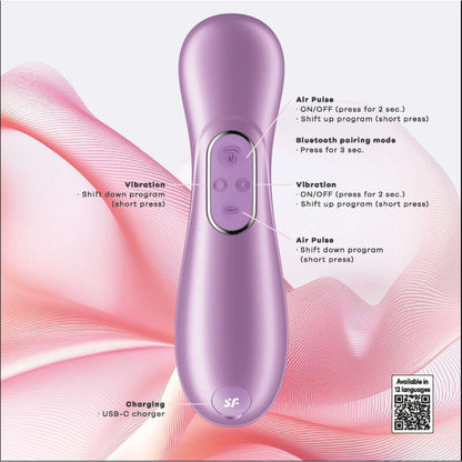 SATISFYER - PRO 2 GENERATION 4 ESTIMULADOR DE CLÍTORIS AMATISTA