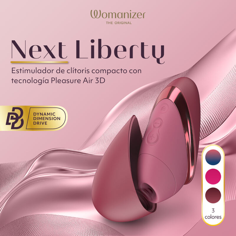 WOMANIZER - NEXT ESTIMULADOR DE CLÍTORIS POR SUCCIÓN 14 NIVELES BURDEOS
