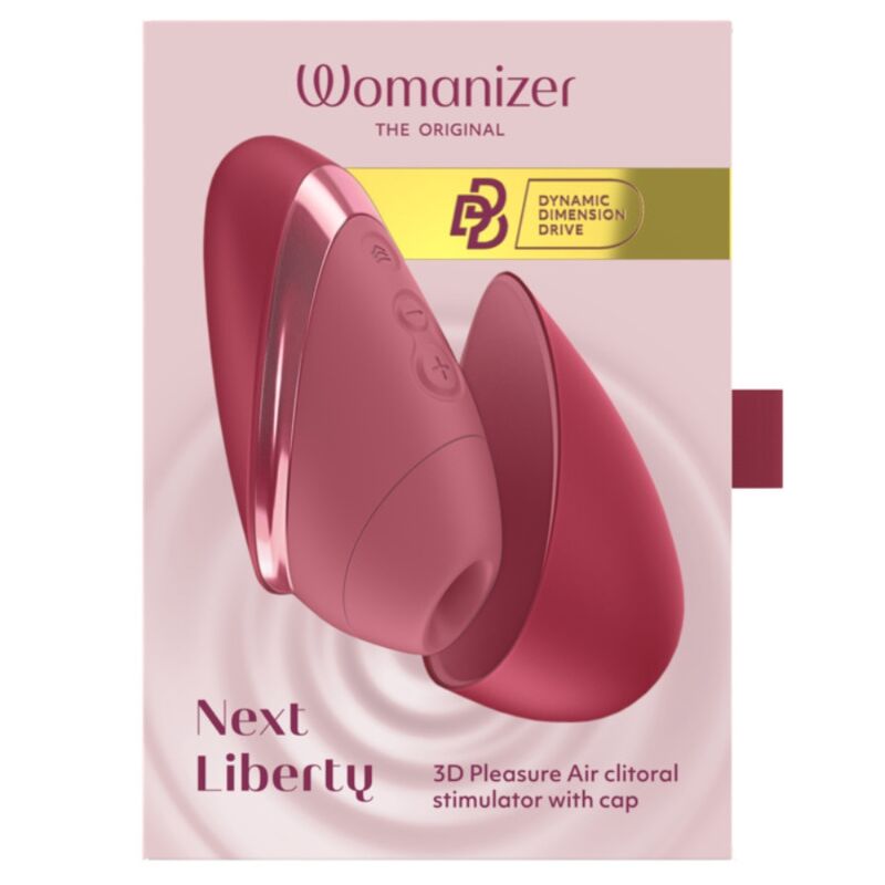 WOMANIZER - NEXT ESTIMULADOR DE CLÍTORIS POR SUCCIÓN 14 NIVELES BURDEOS