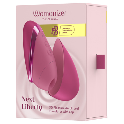 WOMANIZER - NEXT LIBERTY ESTIMULADOR DE CLÍTORIS 3D PLEASURE AIR ROSA INTENSO