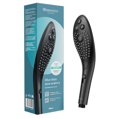 WOMANIZER - WAVE CABEZAL DE DUCHA ESTIMULADOR DE CLITORÍS NEGRO