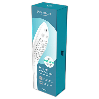 WOMANIZER - WAVE CABEZAL DE DUCHA ESTIMULADOR DE CLITORÍS BLANCO