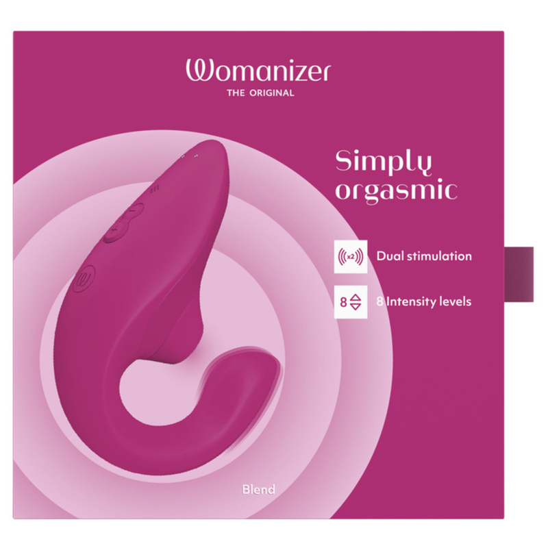 WOMANIZER - BLEND ESTIMULADOR VIBRADOR RABBIT FUCSIA