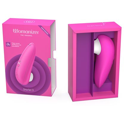 WOMANIZER - STARLET 3 ESTIMULADOR CLÍTORIS ROSA