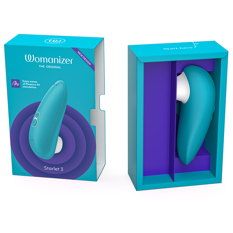 WOMANIZER - STARLET 3 ESTIMULADOR CLÍTORIS TURQUESA