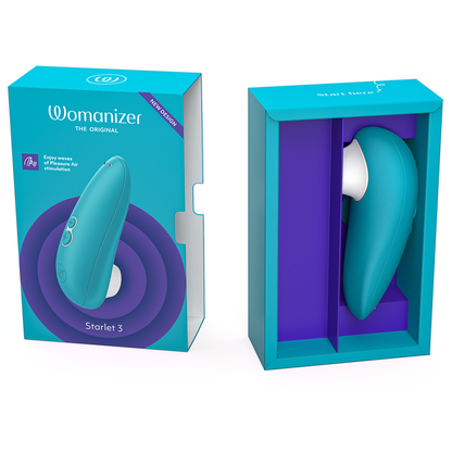 WOMANIZER - STARLET 3 ESTIMULADOR CLÍTORIS TURQUESA