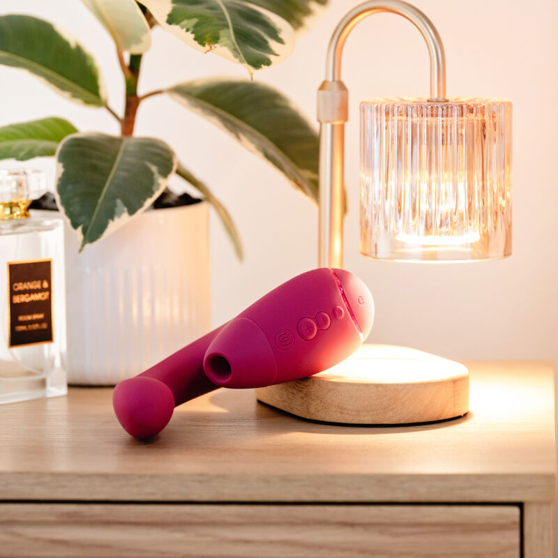 WOMANIZER - DUO NEXT ESTIMULADOR VIBRADOR DUAL CLÍTORIS & PUNTO·G ROSA