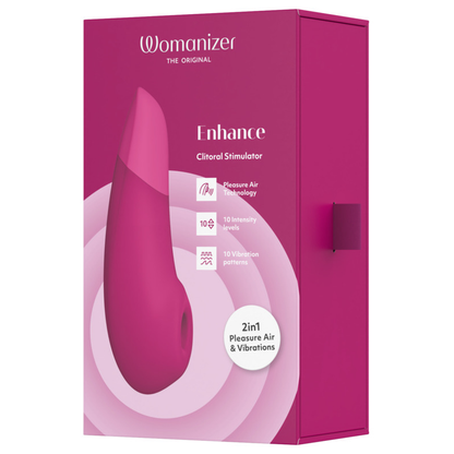 WOMANIZER - ENHANCE ESTIMULADOR DE CLITORÍS ROSA VIBRANTE