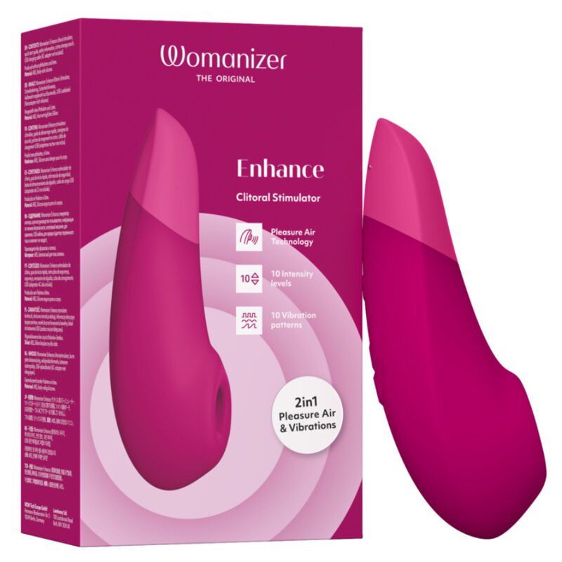 WOMANIZER - ENHANCE ESTIMULADOR DE CLITORÍS ROSA VIBRANTE