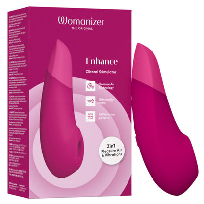 WOMANIZER - ENHANCE ESTIMULADOR DE CLITORÍS ROSA VIBRANTE