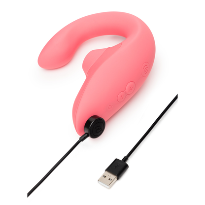 WOMANIZER - BLEND ESTIMULADOR VIBRADOR RABBIT COR-DE-ROSA