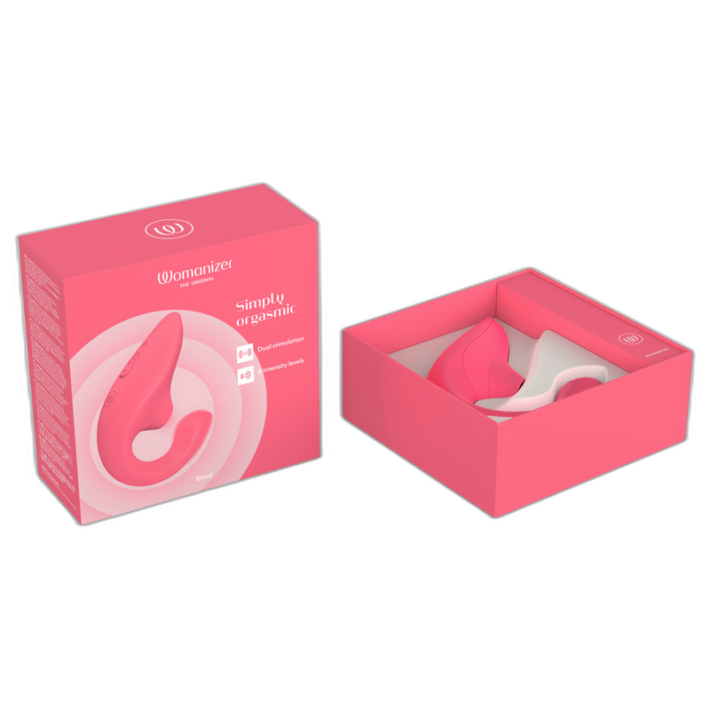 WOMANIZER - BLEND ESTIMULADOR VIBRADOR RABBIT COR-DE-ROSA