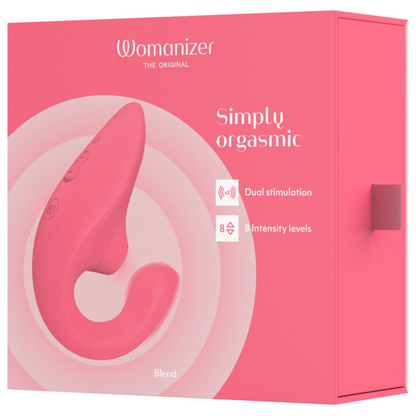 WOMANIZER - BLEND ESTIMULADOR VIBRADOR RABBIT COR-DE-ROSA