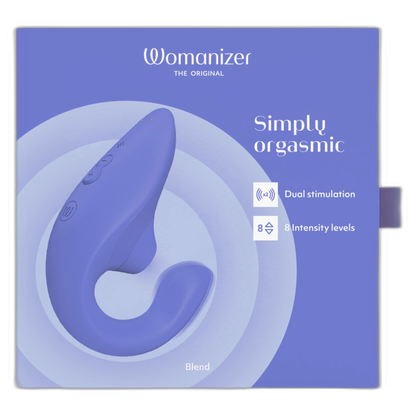 WOMANIZER - MISTURA ESTIMULADOR VIBRADOR RABBIT AZUL