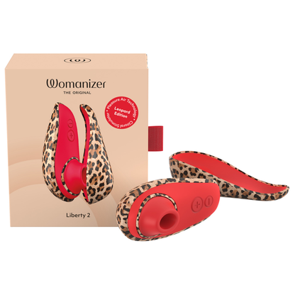 WOMANIZER - LIBERTY 2 ESTIMULADOR DE CLÍTORIS POR SUCCIÓN 8 NIVELES ESTAMPADO DE LEOPARDO