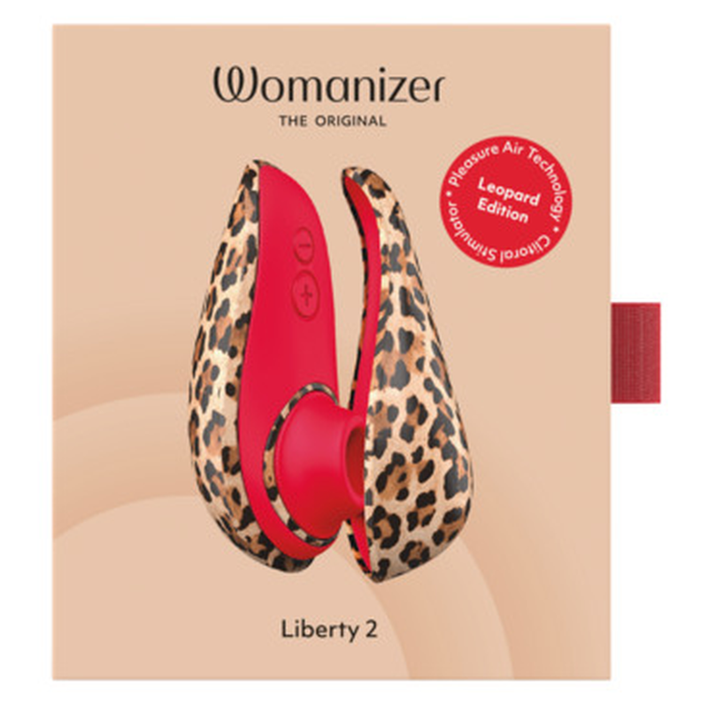 WOMANIZER - LIBERTY 2 ESTIMULADOR DE CLÍTORIS POR SUCCIÓN 8 NIVELES ESTAMPADO DE LEOPARDO