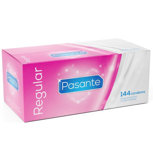 PASANTE - PRESERVATIVOS GAMA REGULAR 144 UNIDADES