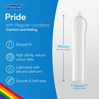 PASANTE - FORMATO PRIDE 144 PACK PRESERVATIVOS (BOLSA)