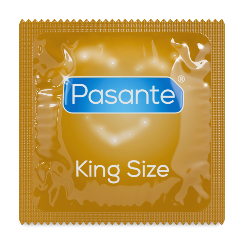 PASANTE - PRESERVATIVOS KING MS LARGOS Y ANCHOS CAJA 144 UNIDADES