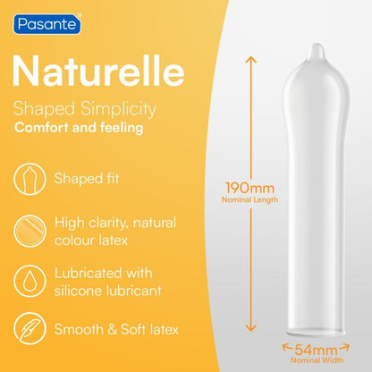 PASANTE - PRESERVATVOS GAMA NATURELLE 3 UNIDADES