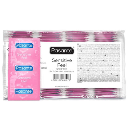 PASANTE - PRESERVATIVOS SENSITIVE BOLSA 144 UNIDADES