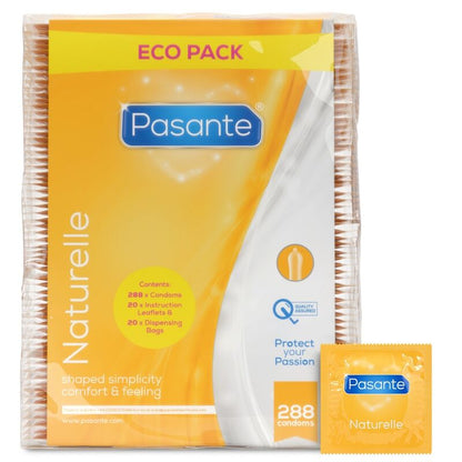 PASANTE - PRESERVATIVOS ECO PACK NATURELLE BOLSA 288 UNIDADES