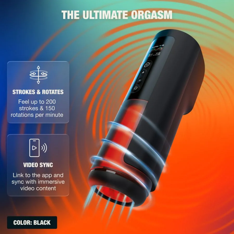 ARCWAVE - THRUSTER MASTURBADOR MASCULINO AUTOMÁTICO CON VAIVÉN, ROTACIÓN Y CONTROL