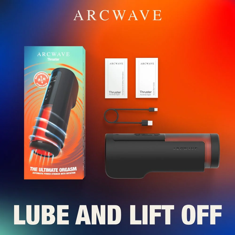 ARCWAVE - THRUSTER MASTURBADOR MASCULINO AUTOMÁTICO CON VAIVÉN, ROTACIÓN Y CONTROL