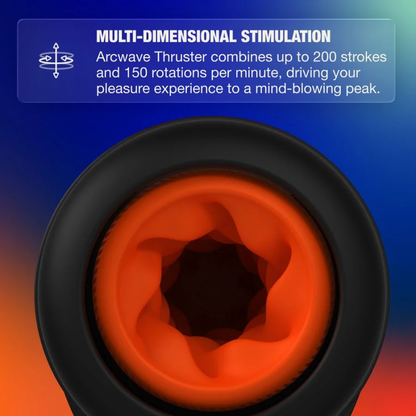 ARCWAVE - THRUSTER MASTURBADOR MASCULINO AUTOMÁTICO CON VAIVÉN, ROTACIÓN Y CONTROL