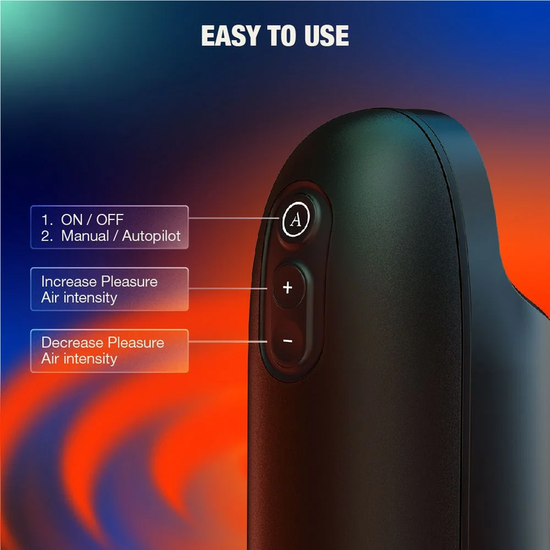ARCWAVE - ION 2 MASTURBADOR MASCULINO CON ESTIMULACIÓN POR ONDAS DE AIRE NEGRO